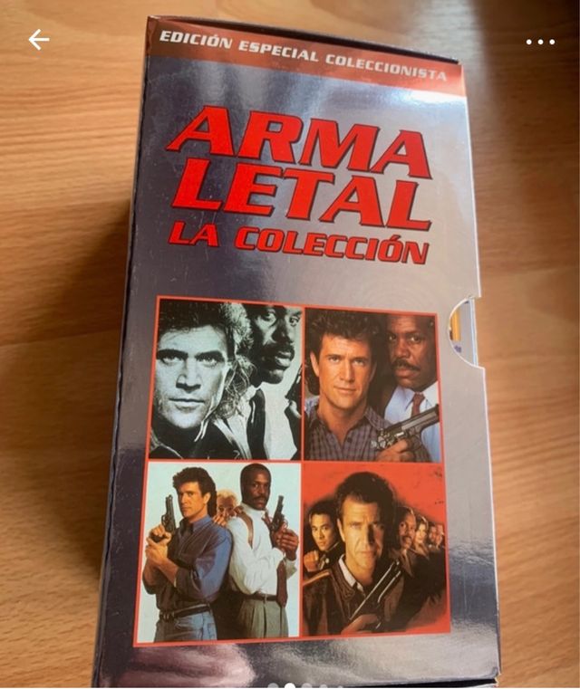 Saga Arma Letal VHS Edición Coleccionista