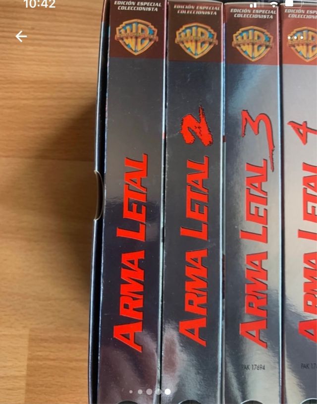 Saga Arma Letal VHS Edición Coleccionista