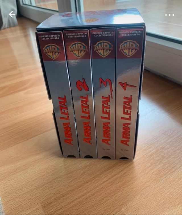 Saga Arma Letal VHS Edición Coleccionista