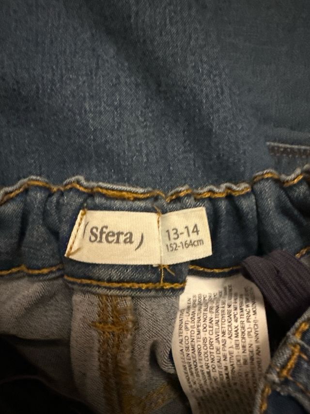 Pantalón vaquero pitillo niña Sfera