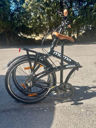 Bicicleta Plegable Moma Negra (Nueva)