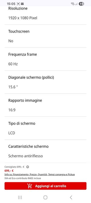 LENOVO IdeaPad Slim 3 15IAH8 NUOVO SIGILLATO