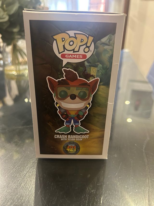 Funko Pop! Crash Bandicoot 421 con equipo de buceo