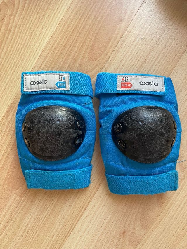 Casco y protecciones Oxelo para patinar