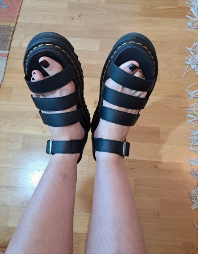 Sandalias Dr. Martens Negras