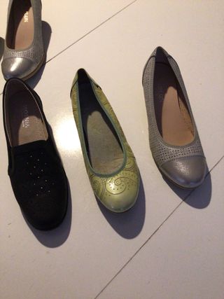 3 Pares Zapatos Mujer Talla 39