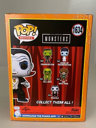 Funko Pop! Universal Monsters Dracula 1634 Terror
