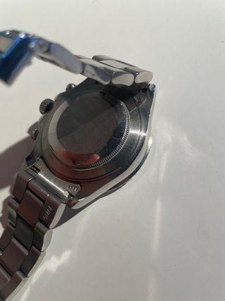 Reloj de lujo personalizado Negro/Plata