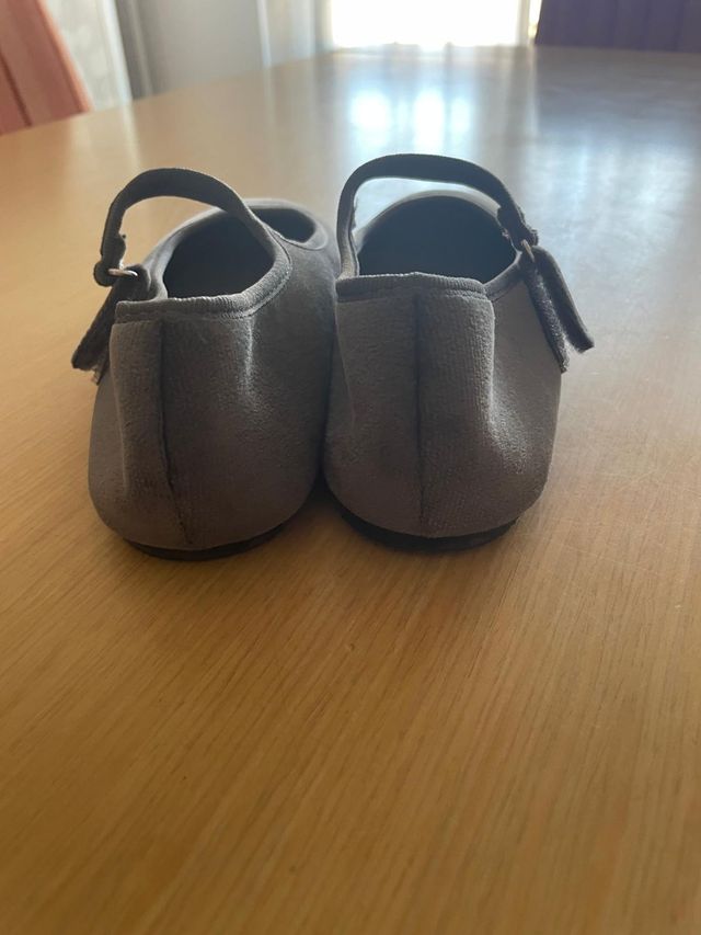 Bailarinas niña talla 33 grises