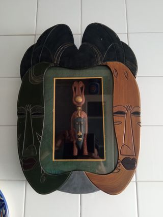 Cuadro de caza con perros y ciervo