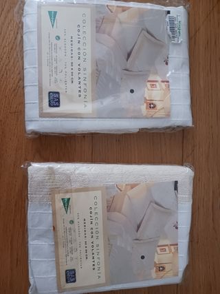Juego de cama y fundas cojín SINFONÍA