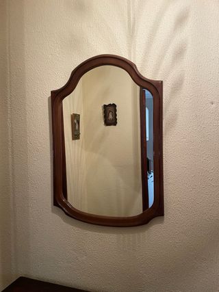 Espejo de madera