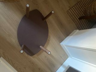 Mesa auxiliar redonda madera Ikea