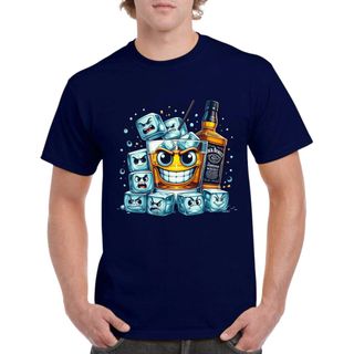 Camiseta unisex algodón JACK DANIEL's con cubitos