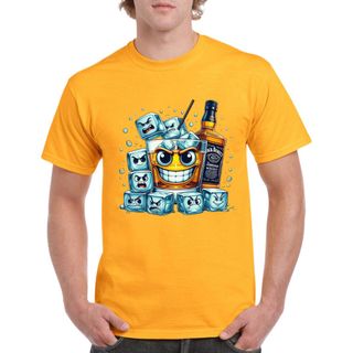 Camiseta unisex algodón JACK DANIEL's con cubitos