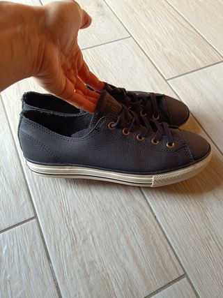 Converse Pelle Nere TG 39