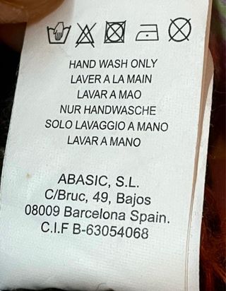 Vestido Desigual bordado floral marrón