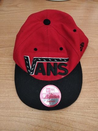 Gorra Vans Roja y Negra