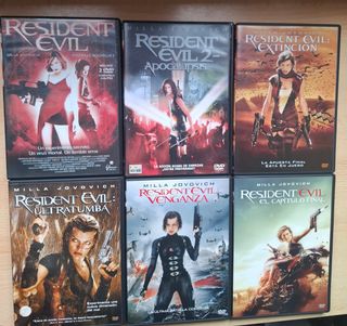 Saga Resident Evil DVD (Español/Inglés)