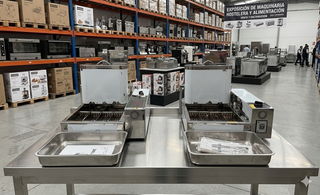 Máquina de buñuelos industrial