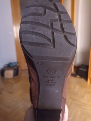Botines Wonders Marrones