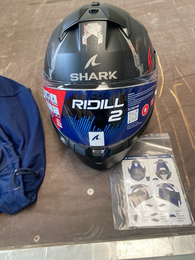 Casco integral de motocicleta SHARK RIDILL 2