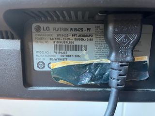 Pantalla monitor LG Flatron W1942S