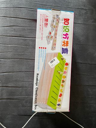 Caja Educativa madera juguetes