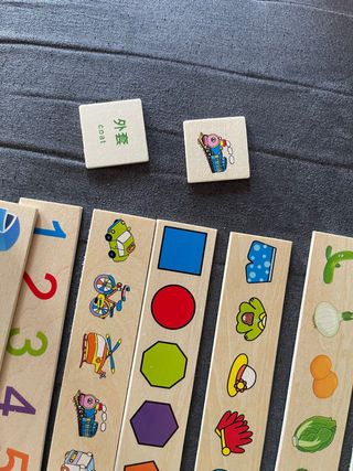 Caja Educativa madera juguetes