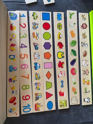 Caja Educativa madera juguetes