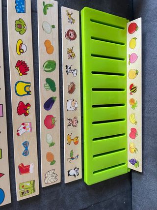 Caja Educativa madera juguetes