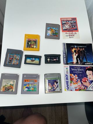 Lote Cartuchos Game Boy y Advance