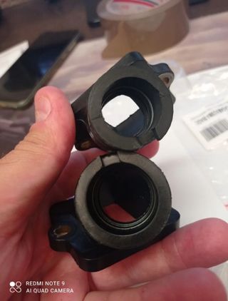 Tubo Admisión NUEVO Piaggio 125 y gran carburador 