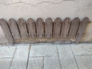 Valla de madera de Teka