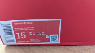 Nike Air Max Plus III Gris Naranja