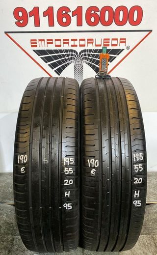 195 55 20 H CONTINENTAL RUEDA AL 90% VIDA UTIL