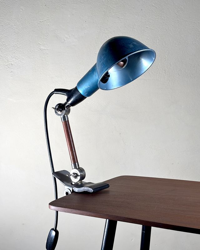 Lampada vintage BAG Turgi anni 40 Bauhaus