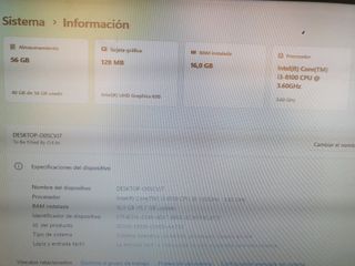 Ordenador sobremesa Intel i3