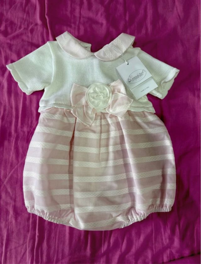 Pagliaccetto neonata Made in Italy 
