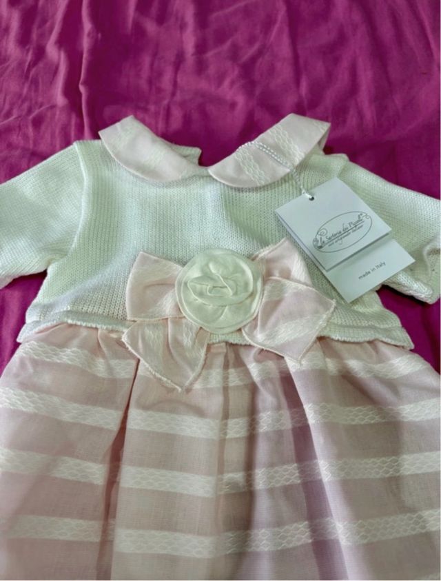 Pagliaccetto neonata Made in Italy 