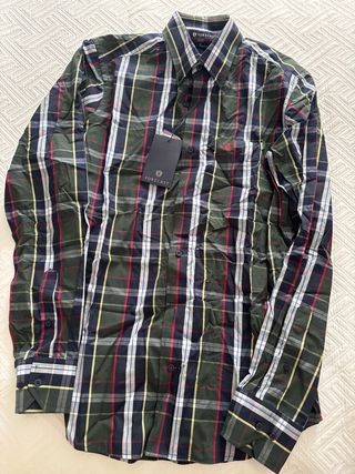Camisa de cuadros Forecast verde
