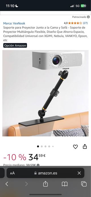 Soporte Proyector VexNook Cama/Sofá