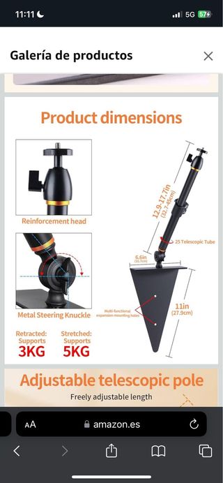 Soporte Proyector VexNook Cama/Sofá