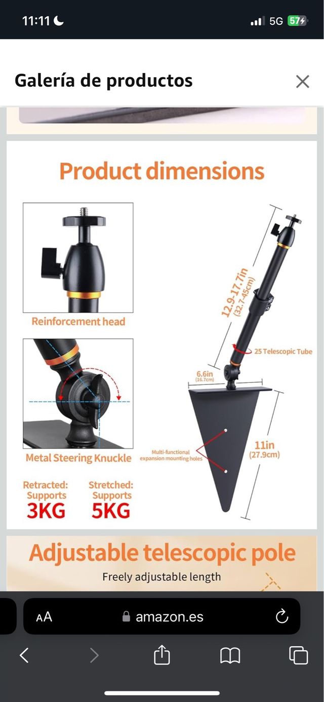 Soporte Proyector VexNook Cama/Sofá