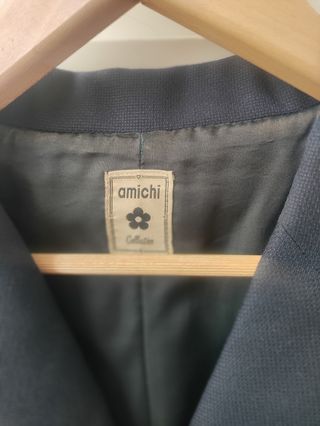 Americana elegante azul marino Amichi