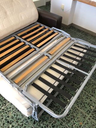 OPORTUNIDAD. Sofá Cama Beige y Marrón