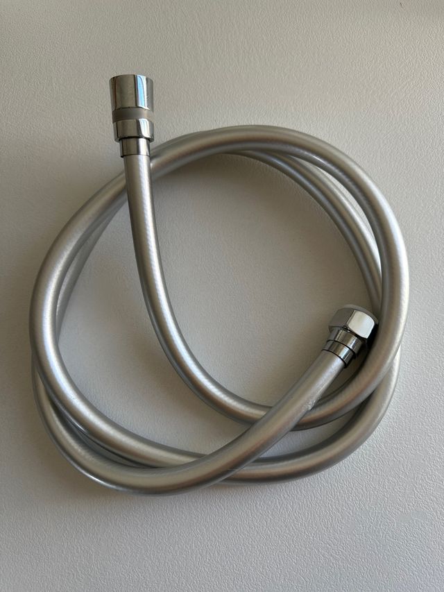 Manguera Ducha Metal Plateada
