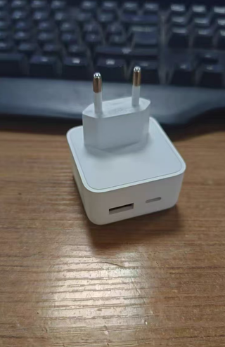 Cargador Apple 35W USB-A+C Blanco