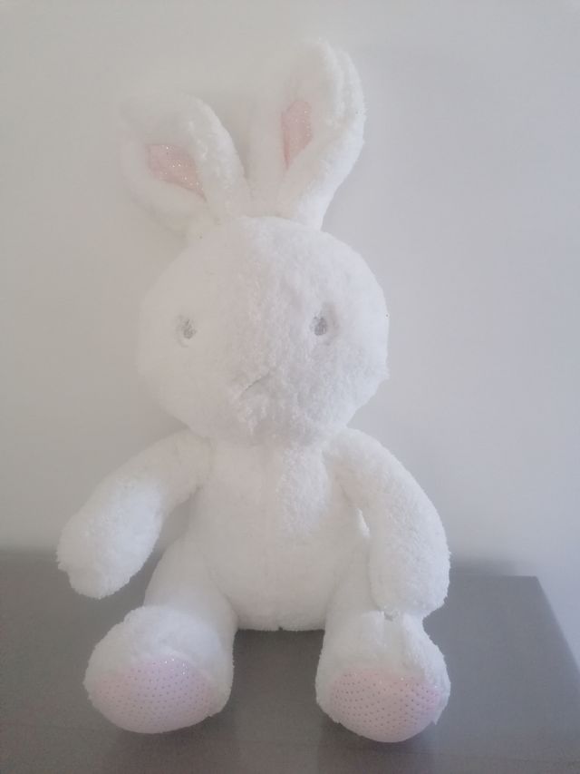 Peluche coniglio bianco