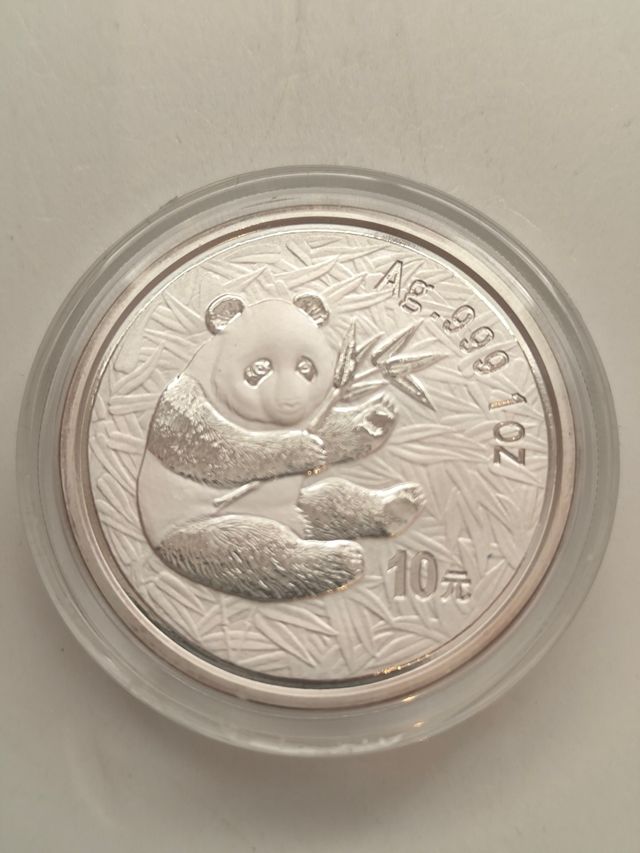 Onza Plata Panda  2000 10 Yuan